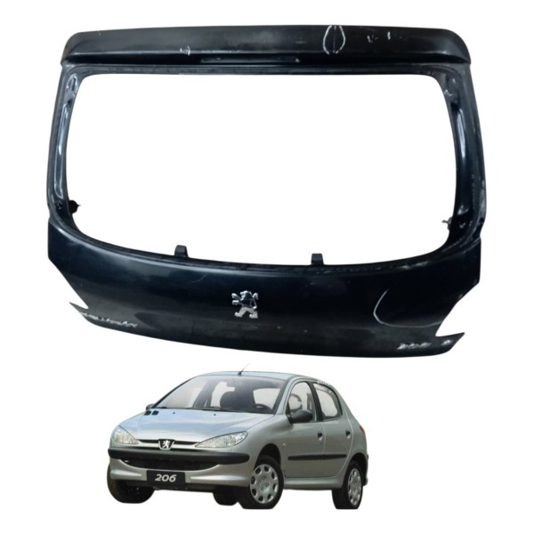 Tampa Traseira Porta Malas Peugeot 206 2004 2005 Detalhe