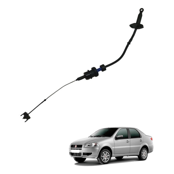 Cabo Embreagem Fiat Siena Palio Strada 2006 2007 2008 2009