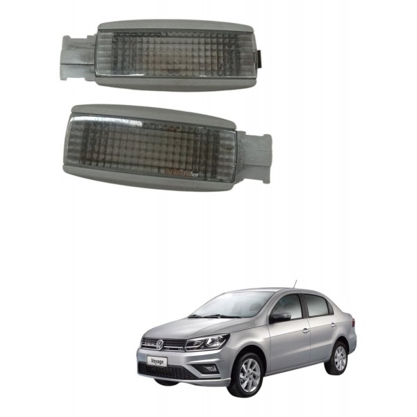 Par Lanterna Luz Teto Volkswagen Voyage 2014 2015 2016 2017