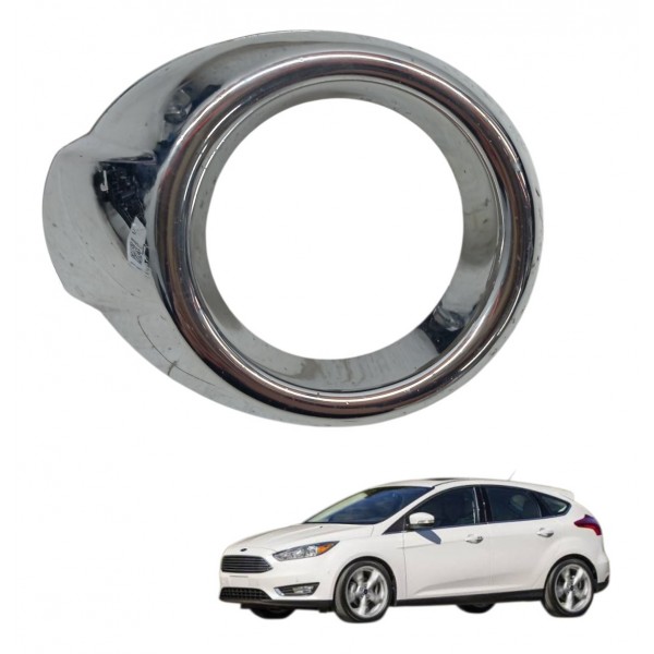 Moldura Esquerda Farol Milha Ford Focus 2.0 2014 2015 2016 Esquerdo