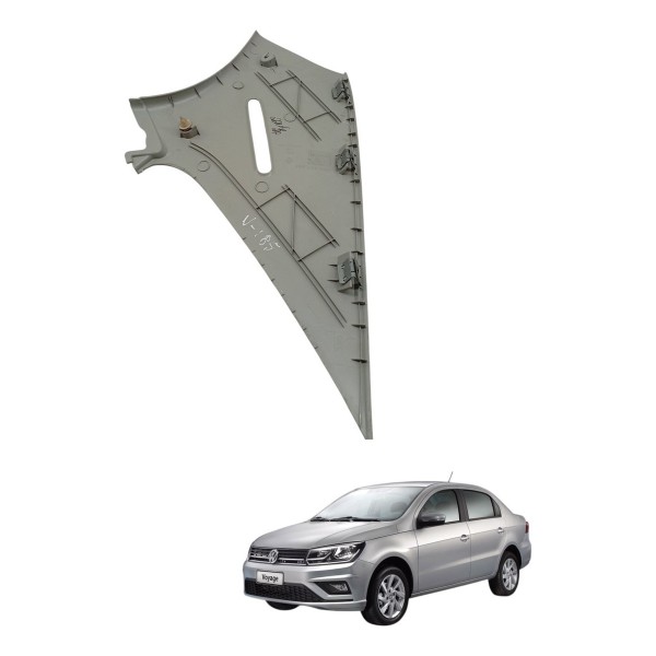 Acabamento Coluna Traseira Esquerda Vw Voyage 2014 2015