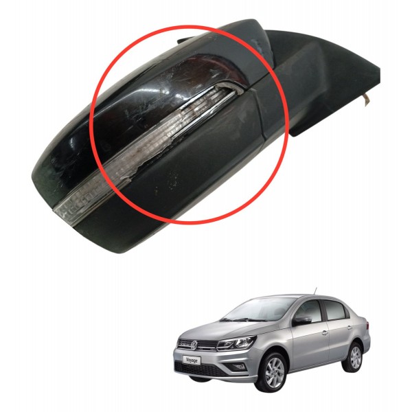 Retrovisor Direito Eletrico Volkswagen Voyage 2015 Detalhe