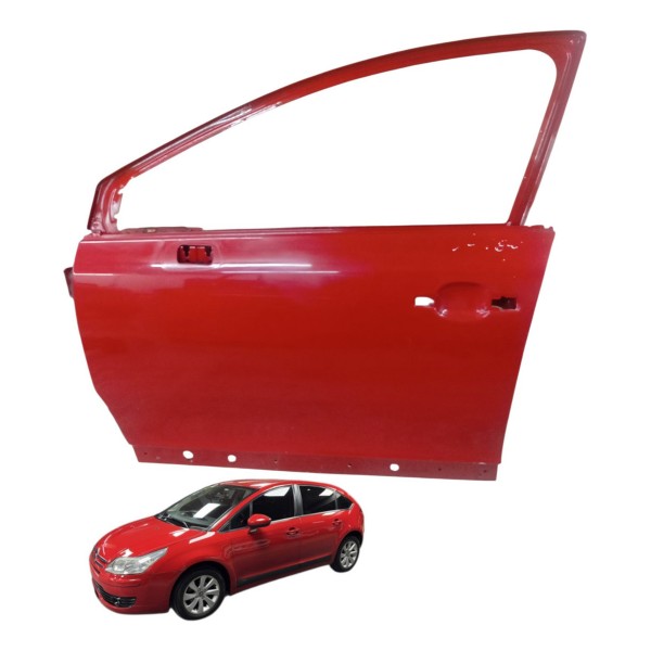Porta Dianteira Esquerda Citroen C4 Glx 4p 2012 2013 2014 Dianteira Esquerdo