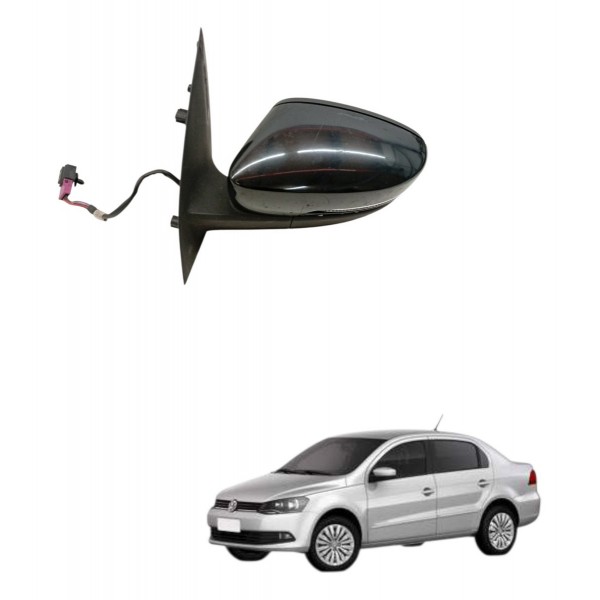 Retrovisor Esquerdo Eletrico Volkswagen Voyage 2015 Detalhe