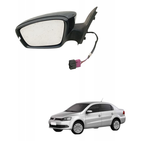 Retrovisor Esquerdo Eletrico Volkswagen Voyage 2015 Detalhe