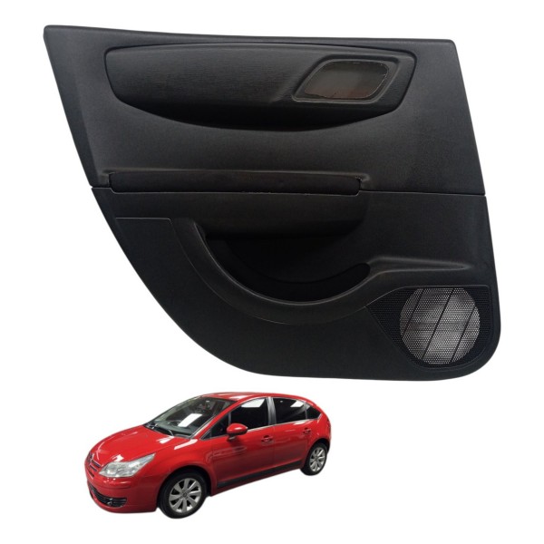 Forro Porta Traseiro Esquerdo Citroen C4 Hatch 4p 2012 2013