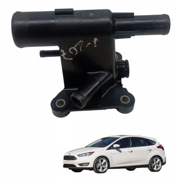 Flange Agua Cabeçote Ford Focus 2.0 2014 2015 2016