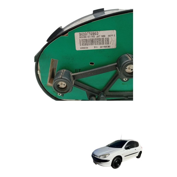 Painel Instrumentos Peugeot 206 207 2004 2005 S/acrilico