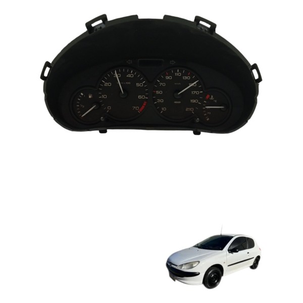 Painel Instrumentos Peugeot 206 207 2004 2005 S/acrilico