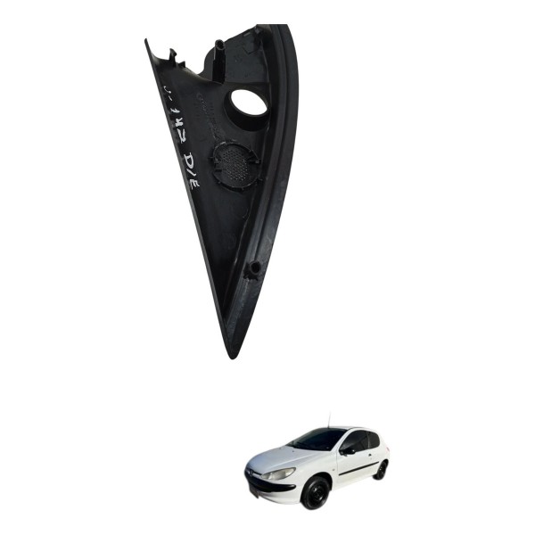 Moldura Interna Retrovisor Esquerdo Peugeot 206 2005 2006