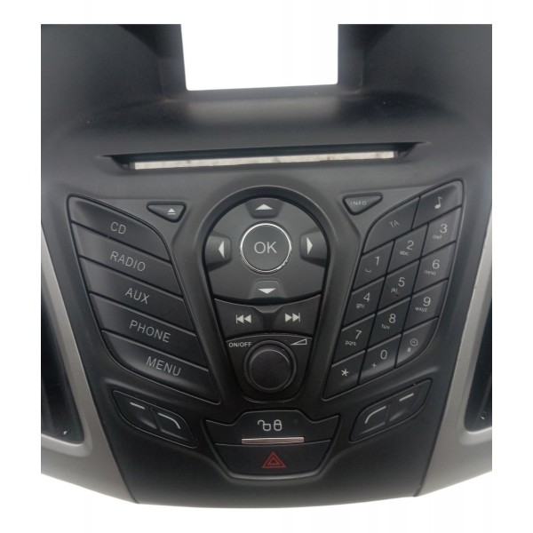 Moldura Comandor Radio Difusar Ar Alerta Ford Focus 2015
