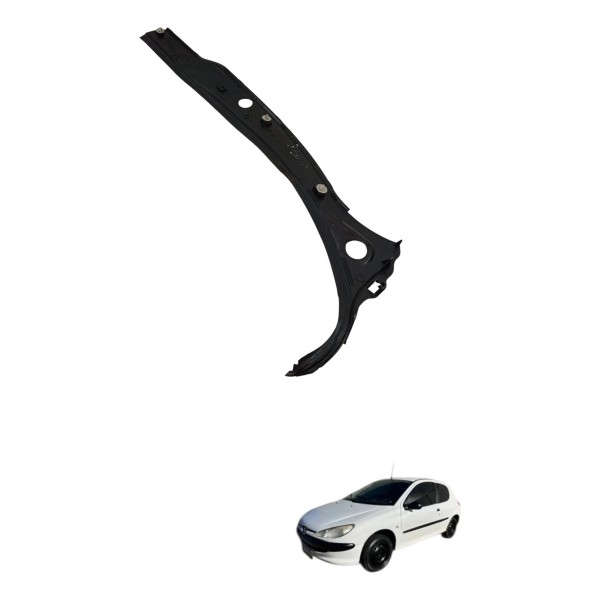 Moldura Grade Churrasqueira Esquerda Peugeot 207 1.4 2009