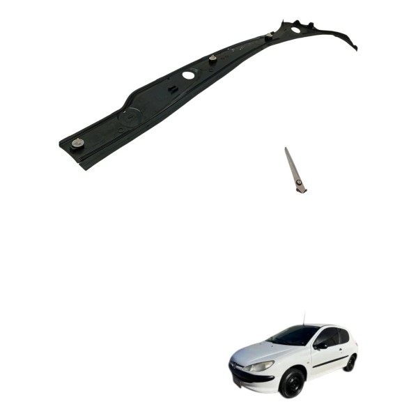 Moldura Grade Churrasqueira Esquerda Peugeot 207 1.4 2009