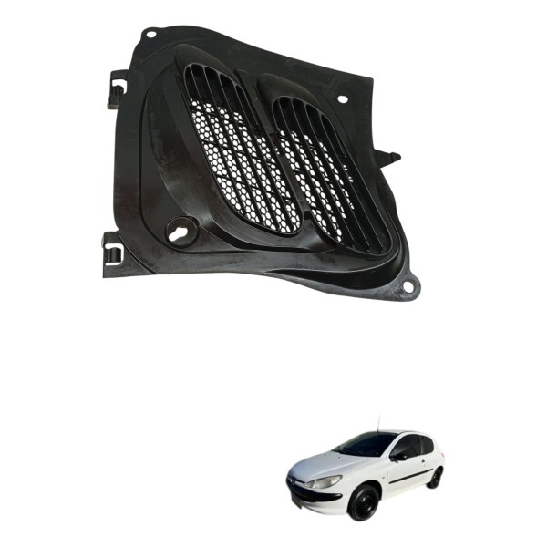 Grade Entrada Ar Capô Peugeot 206 2005 2006 2007 2008 2009