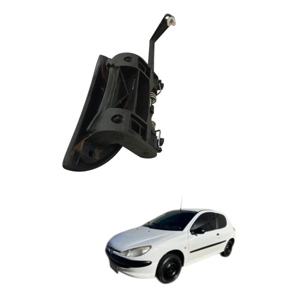 Maçaneta Externa Dianteira Direita Peugeot 206 207 2004 Dianteira