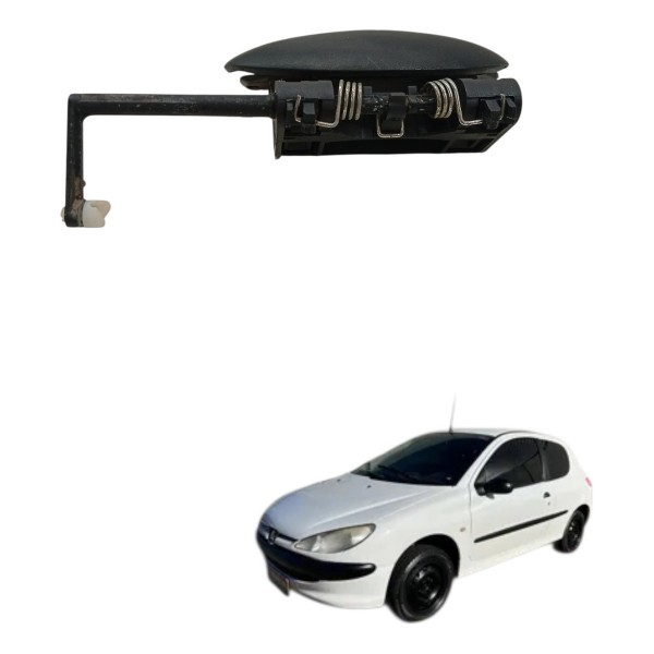 Maçaneta Externa Traseira Esquerda Peugeot 206 207 2004 2005