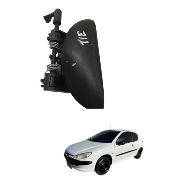 Maçaneta Externa Traseira Esquerda Peugeot 206 207 2004 2005