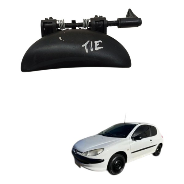 Maçaneta Externa Traseira Esquerda Peugeot 206 207 2004 2005