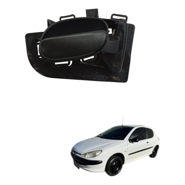 Maçaneta Interna Dianteira Direita Peugeot 206 2004 2005 Dianteira