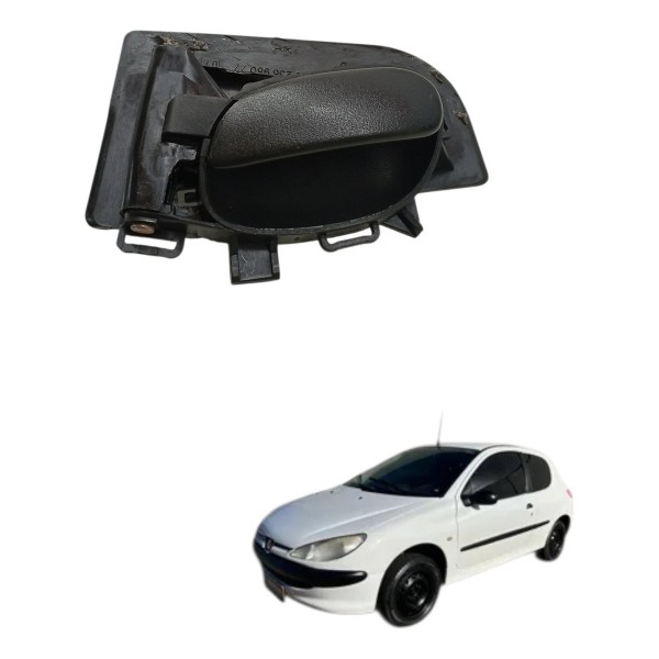 Maçaneta Interna Dianteira Direita Peugeot 206 2004 2005 Dianteira