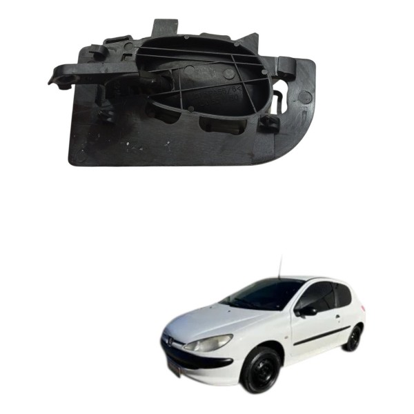 Maçaneta Interna Dianteira Direita Peugeot 206 2004 2005 Dianteira