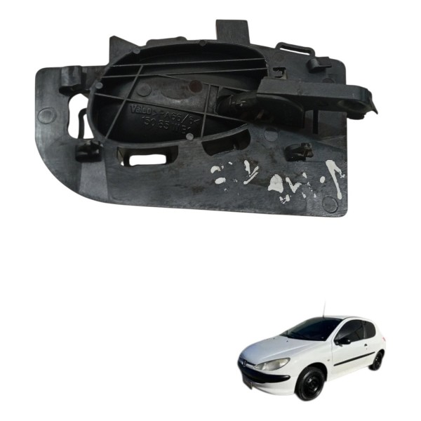 Maçaneta Interna Traseira Esquerda Peugeot 206 2004 2005