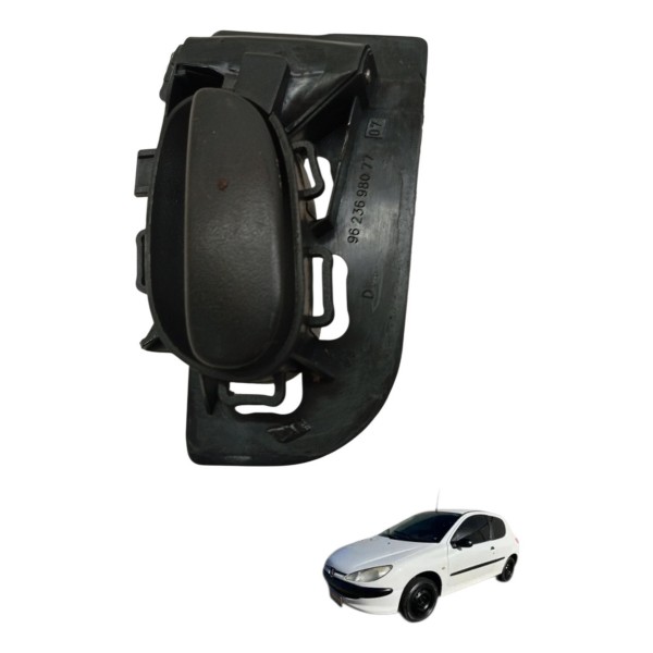 Maçaneta Interna Dianteira Esquerda Peugeot 206 2004 2005 Dianteira