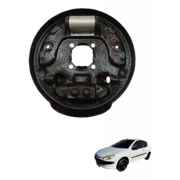 Sapata Espelho Freio Traseiro Direito Peugeot 206 2004 2005