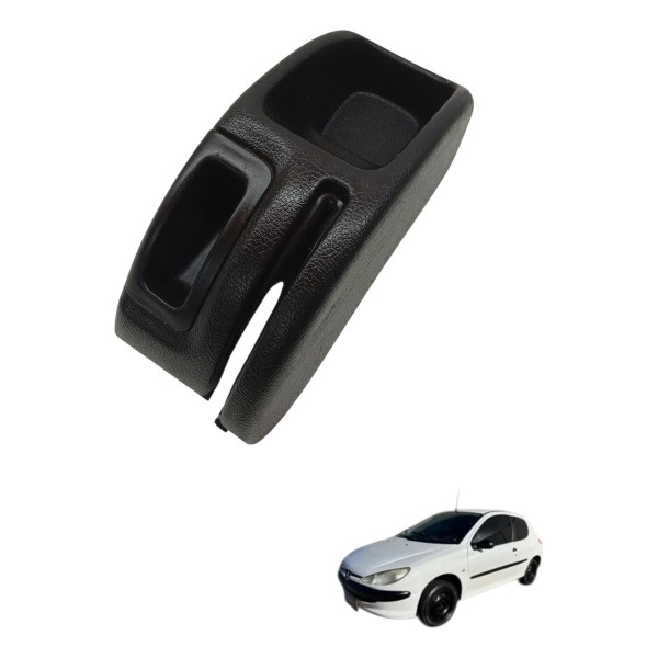 Console Central Freio Mão Peugeot 206 2004 2005 2006 2007