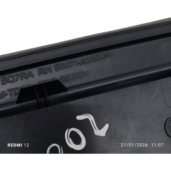 Moldura Externa Direita Retorvisor Ford Focus 2014 2015 2016