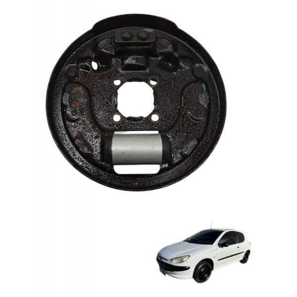 Sapata Espelho Freio Traseiro Esquerdo Peugeot 206 2004 2005