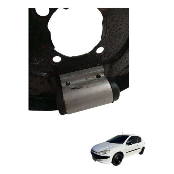 Sapata Espelho Freio Traseiro Esquerdo Peugeot 206 2004 2005