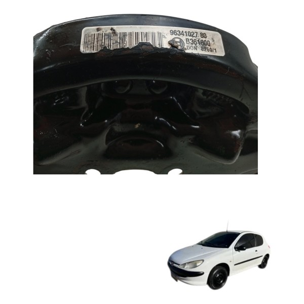 Sapata Espelho Freio Traseiro Esquerdo Peugeot 206 2004 2005