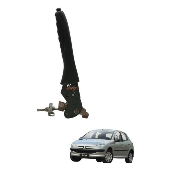 Alavanca Freio Mão Peugeot 206 1.4 2005 2006 2007 2008 2009