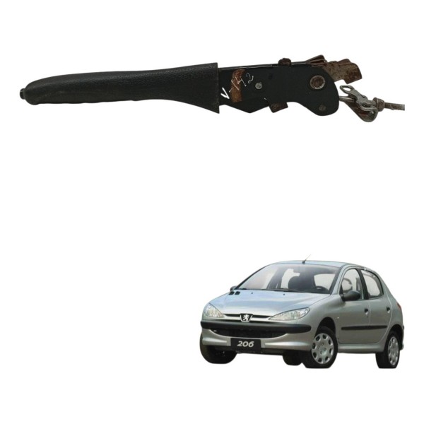 Alavanca Freio Mão Peugeot 206 1.4 2005 2006 2007 2008 2009