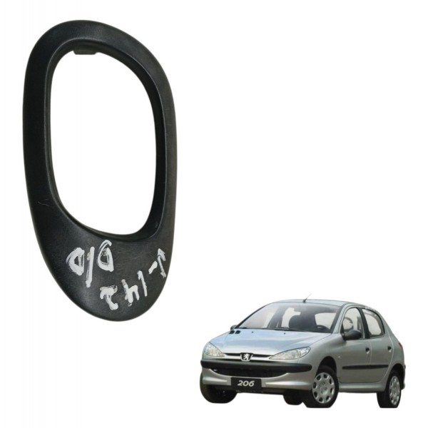 Moldura Maçaneta Interna Dianteira Direita Peugeot 206 2005