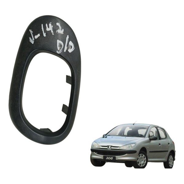Moldura Maçaneta Interna Dianteira Direita Peugeot 206 2005