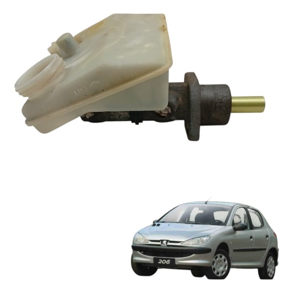 Cilindro Mestre Freio Reservatorio Peugeot 206 2072004 2005