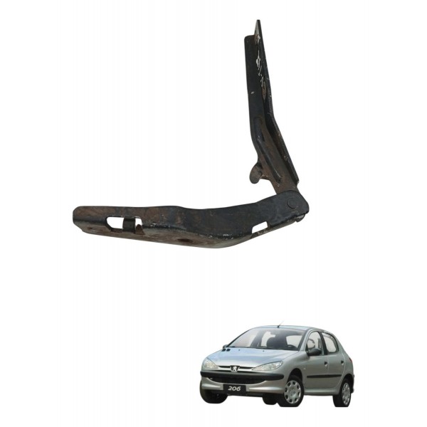 Dobradiça Direita Capo Peugeot 206 1.4 2005 2006 2007 2008