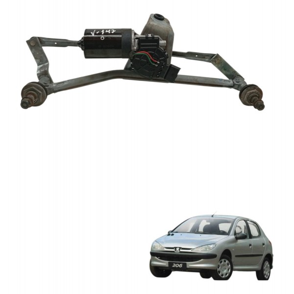 Galhada Motor Limpador Parabrisa Peugeot 206 2004 2005 0006