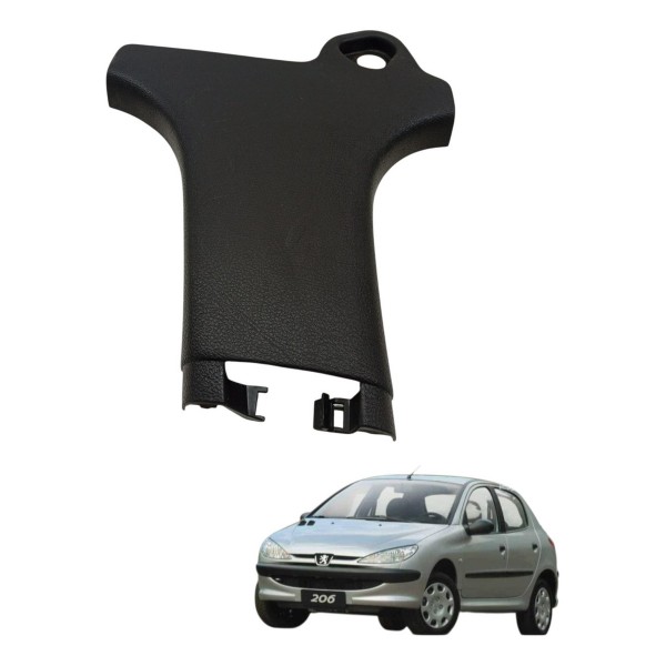 Moldura Esquerda Inferiror Coluna Central Peugeot 206 2005
