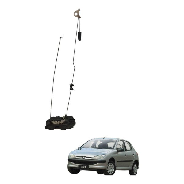Fechadura Traseira Direita Peugeot 206 2004 2005 2006 2007