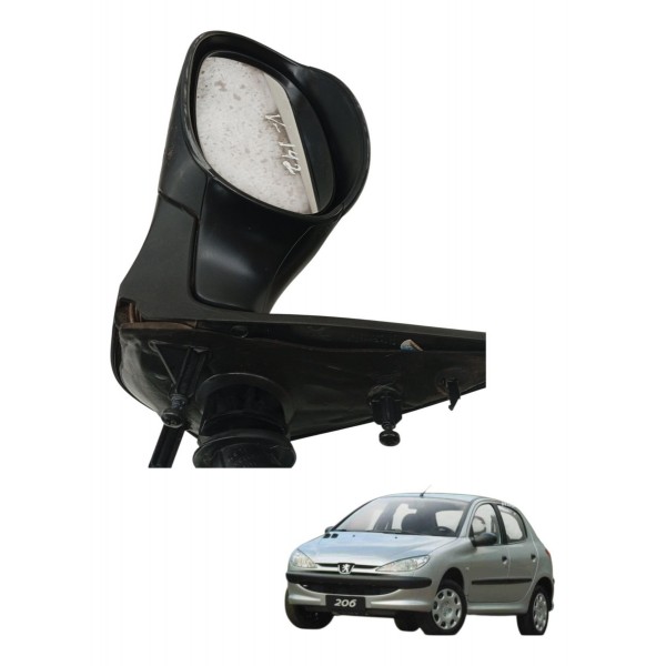 Retrovisor Direito Peugeot 206 2003 2004 2005 2006 2007