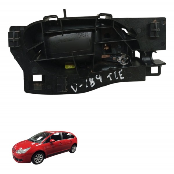 Maçaneta Interna Traseira Esquerda Citroen C4 Glx 2013 2014