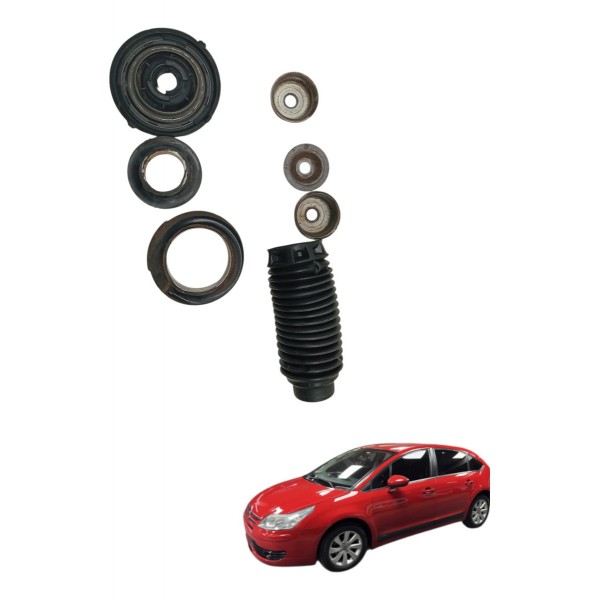 Kit Coifa Base Amortecedor Dianteiro Citroen C4 Glx 2013