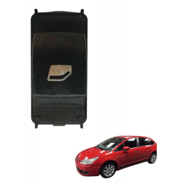 Botão Vidro Elétrico Traseiro Esquerdo Citroen C4 Hatch