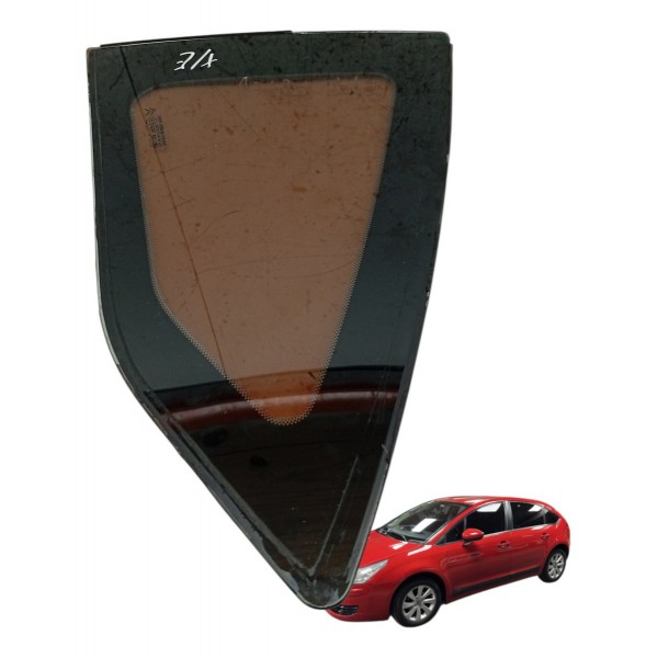 Vidro Fixo Traseiro Esquerdo Citroen C4 Glx 2013 2014 2015