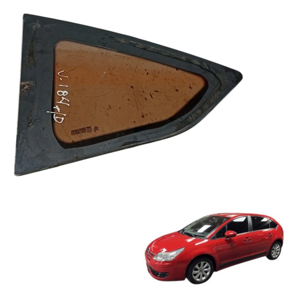 Vidro Fixo Traseiro Esquerdo Citroen C4 Glx 2013 2014 2015
