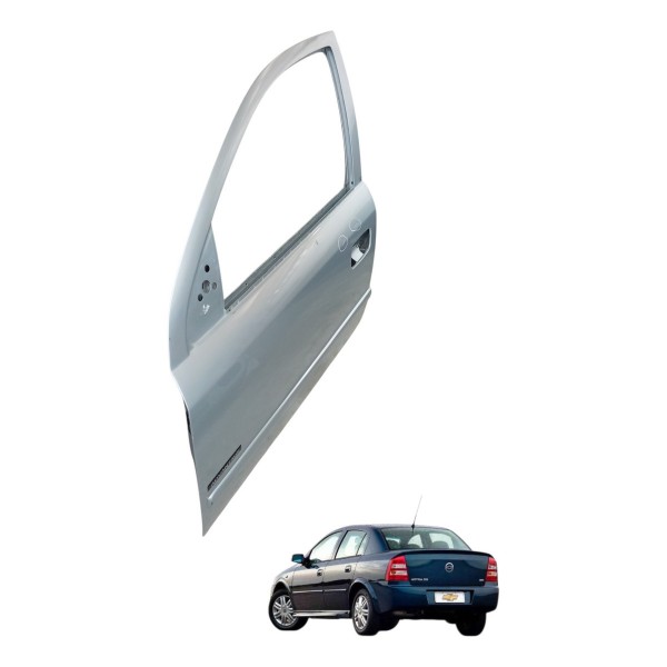 Porta Dianteira Esquerda Gm Astra Hatch 4p 2008 Dentalhe Dianteira Esquerdo Prateado