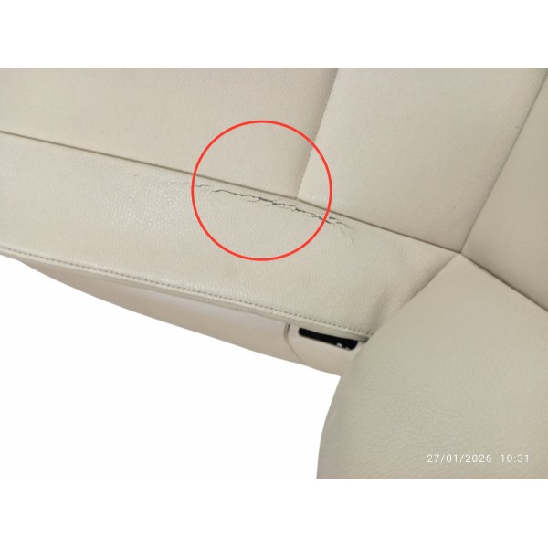 Jogo Bancos Couro Bmw X1 S Drive 2.0 N20 2013 2014 Detalhe Creme